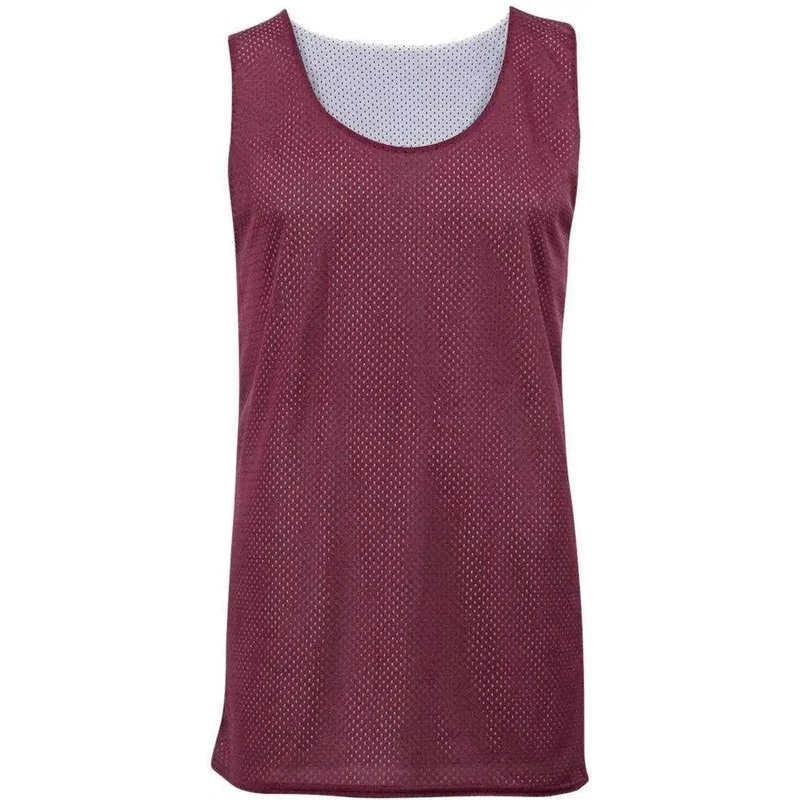 Badger Sport 8529 Mesh Reversible Tank – Cardinal White