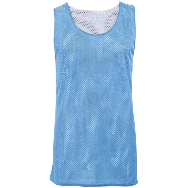 Badger Sport 8529 Mesh Reversible Tank – Columbia Blue White