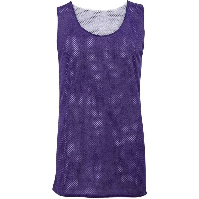 Badger Sport 8529 Mesh Reversible Tank – Purple White