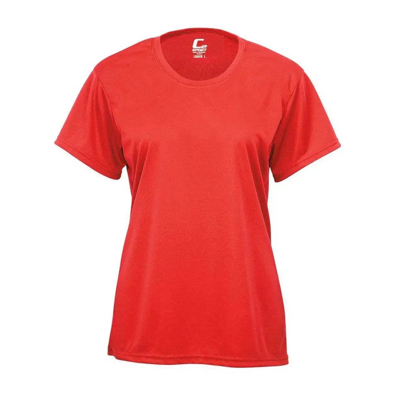 C2 Sport 5600 Ladies Tee – Hot Coral
