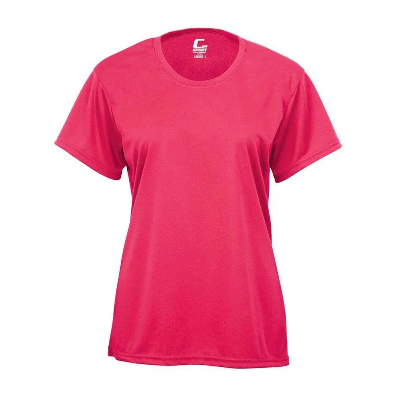 C2 Sport 5600 Ladies Tee – Hot Pink