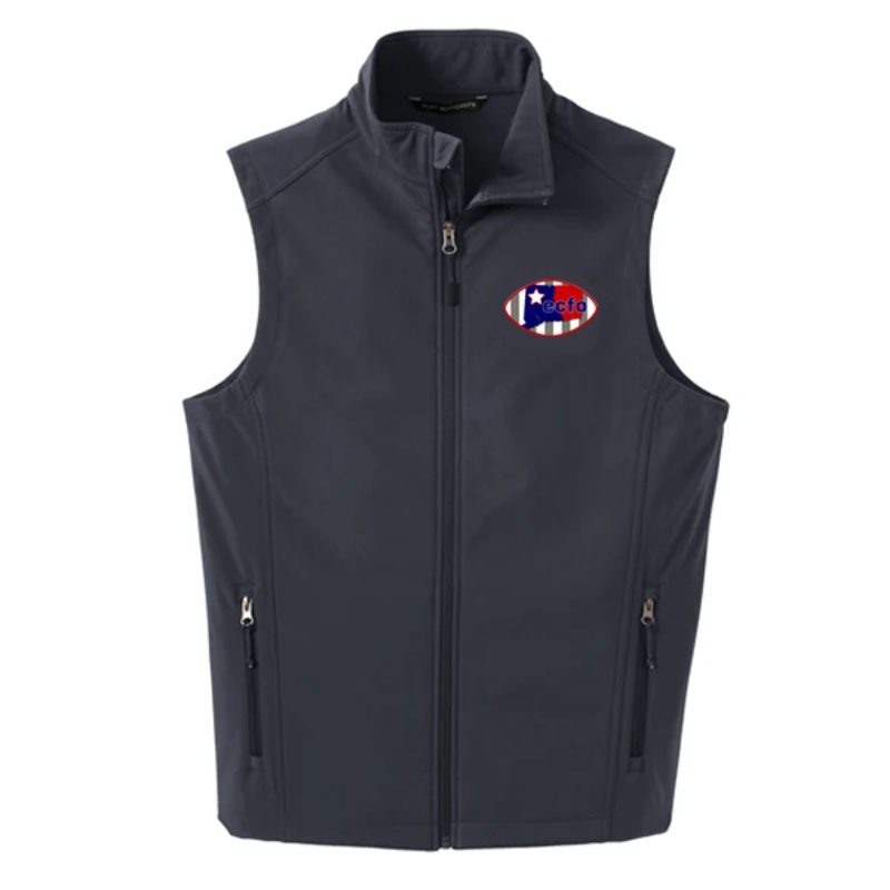 ECFO Core Soft Shell Vest|Small|Medium|Large|X-Large|XX-Large|Black|Battleship Grey