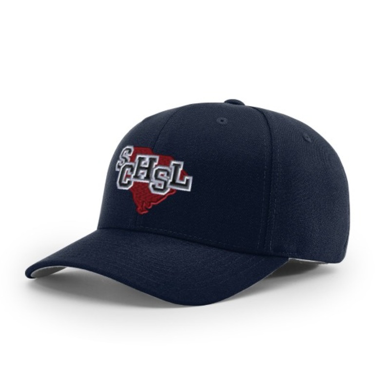 SCHSL Logo Navy Umpire Hats|4-Stitch Plate|6-Stitch Combo|8-Stitch Base|Flex Fit S/M (7 – 7 3/8)|Flex Fit L/XL (7 3/8 – 8)|6 5/8|6 3/4|6 7/8|7|7 1/8|7 1/4|7 3/8|7 1/2|7 5/8|7 3/4|7 7/8