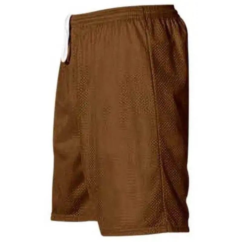 Alleson Athletic 569P Adult Extreme Mesh Unisex Short – Brown