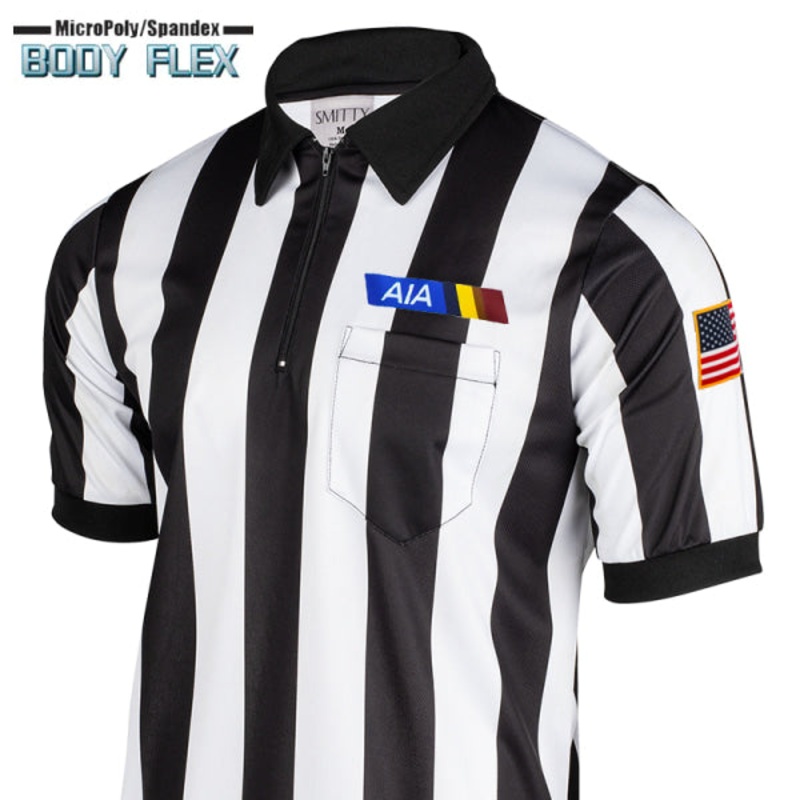 Arizona AIA Logo Body Flex Short Sleeve Shirt WITH American Flag