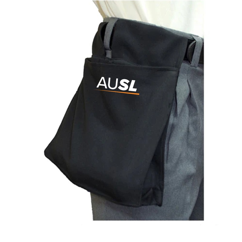 AUSL Deluxe Umpire Ball Bag|Black