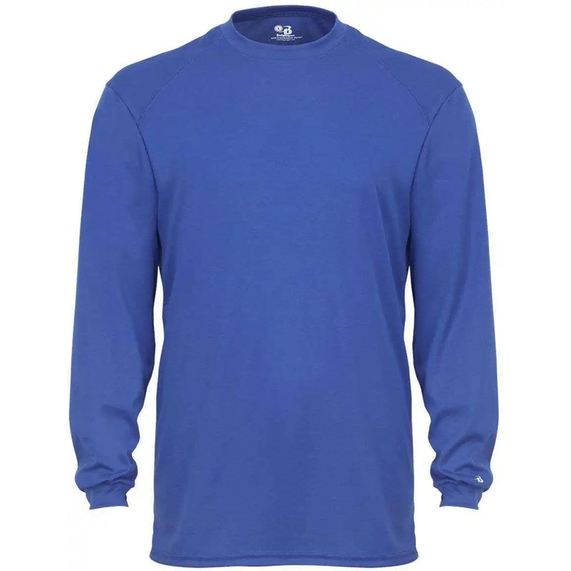 Badger Sport 2104 Youth B-Core Long Sleeve Tee – Royal