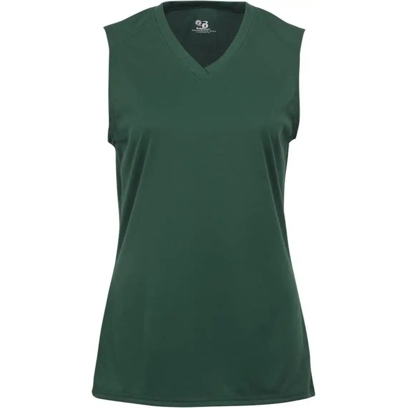 Badger Sport 2163 B-Core Girls Sleeveless Tee – Forest
