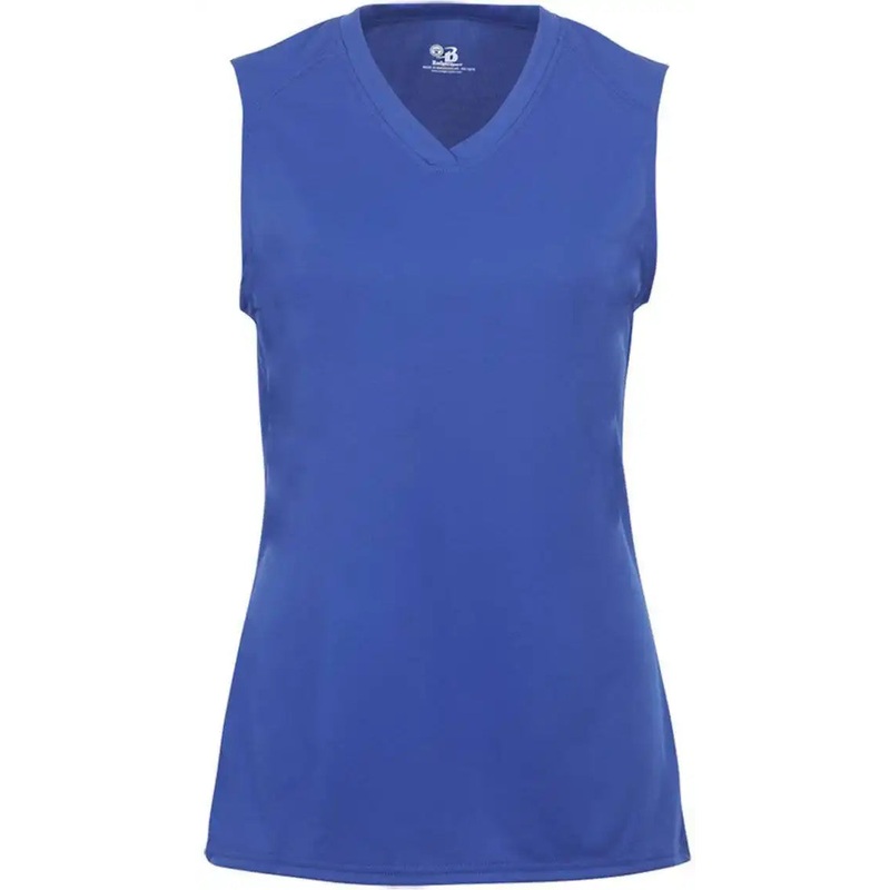 Badger Sport 2163 B-Core Girls Sleeveless Tee – Royal