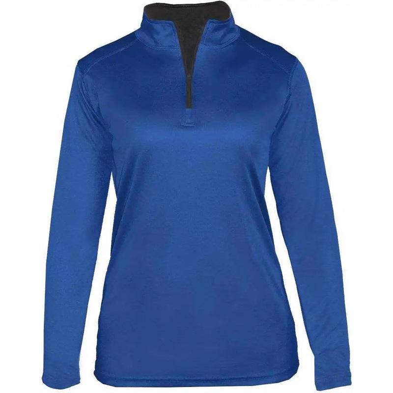 Badger Sport 4103 B-Core Ladies 1/4 Zip – Royal Graphite