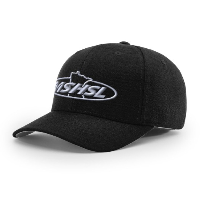 MSHSL Logo Black Umpire Hats|4-Stitch Plate|6-Stitch Combo|8-Stitch Base|Flex Fit S/M (7 – 7 3/8)|Flex Fit L/XL (7 3/8 – 8)|6 7/8|7|7 1/8|7 1/4|7 3/8|7 1/2|7 5/8|7 3/4