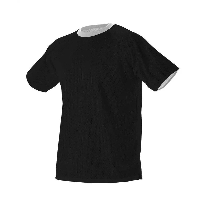Alleson Athletic 56REVY Youth Extreme Mesh Reversible Jersey – Black White