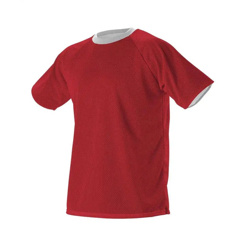 Alleson Athletic 56REVY Youth Extreme Mesh Reversible Jersey – Scarlet White