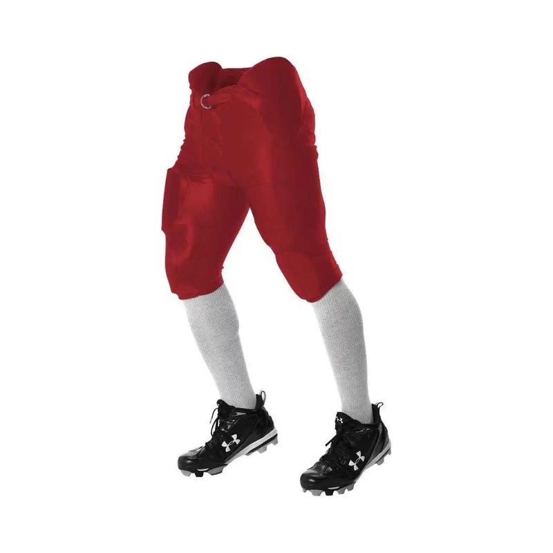 Alleson Athletic 681Y Youth Integrated Football Pant – Scarlet