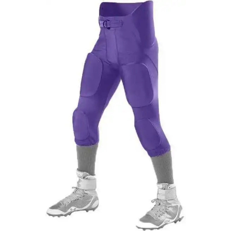 Alleson Athletic 689S Adult Intergrated Football Pant (Pads Not Included) – Purple