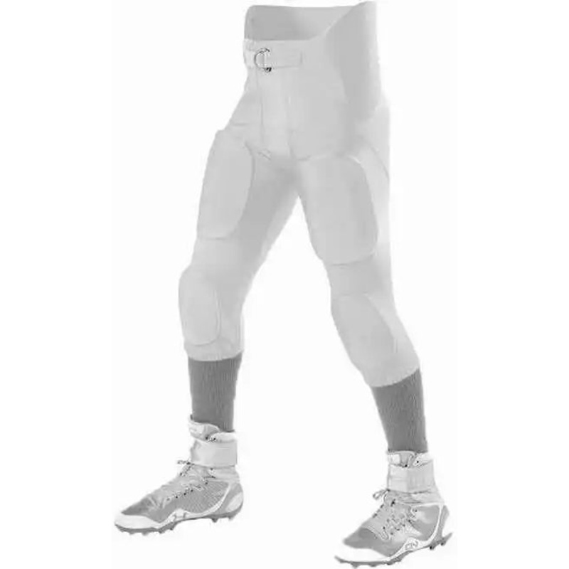 Alleson Athletic 689S Adult Intergrated Football Pant (Pads Not Included) – White