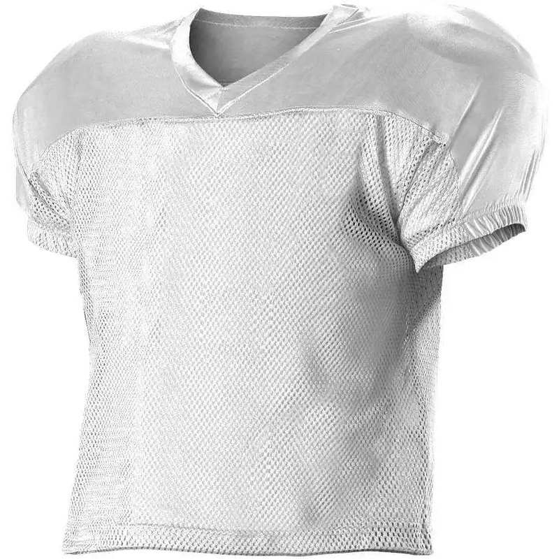 Alleson Athletic 712Y Youth Practice Football Jersey – White