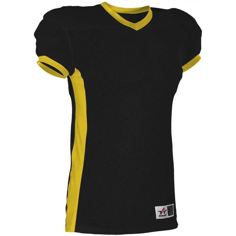 Alleson Athletic 750EY Youth Football Jersey – Black Gold