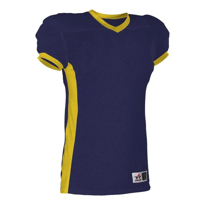 Alleson Athletic 750EY Youth Football Jersey – Navy Gold