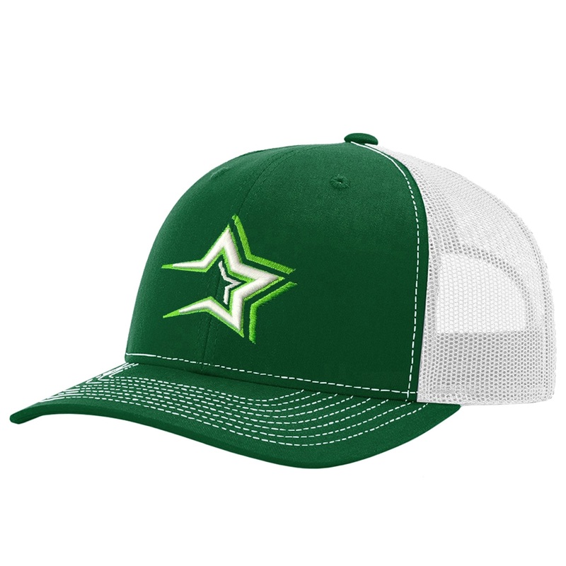 Dominican Baseball Team Caps  Estrellas Orientales  Green / White Hat Embroidered Logo