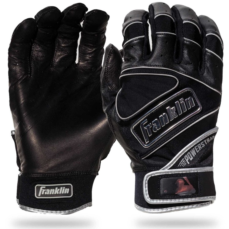 Franklin Powerstrap Chrome Batting Gloves – (20490F)