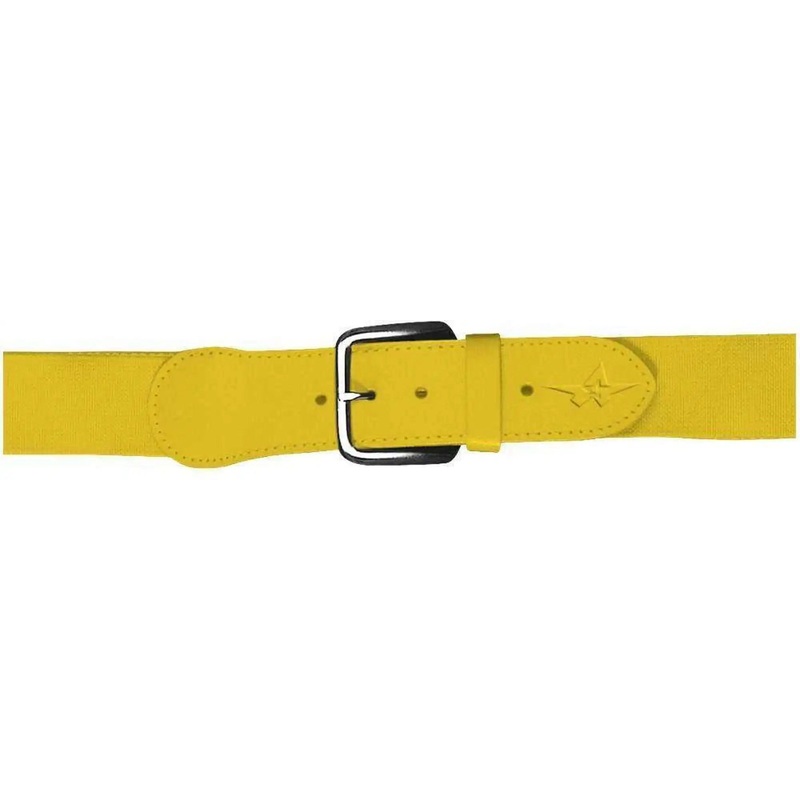 Alleson Athletic 3BBA Adult Baseball Belt 1.5 Width – Gold