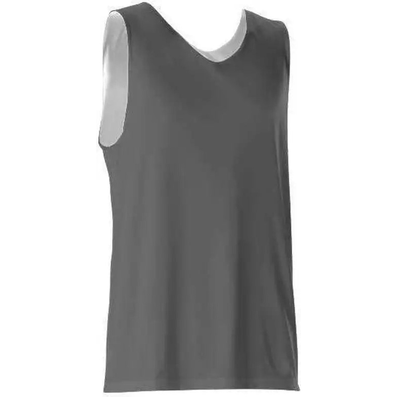 Alleson Athletic 506CR Men’s Reversible Tank – Charcoal White
