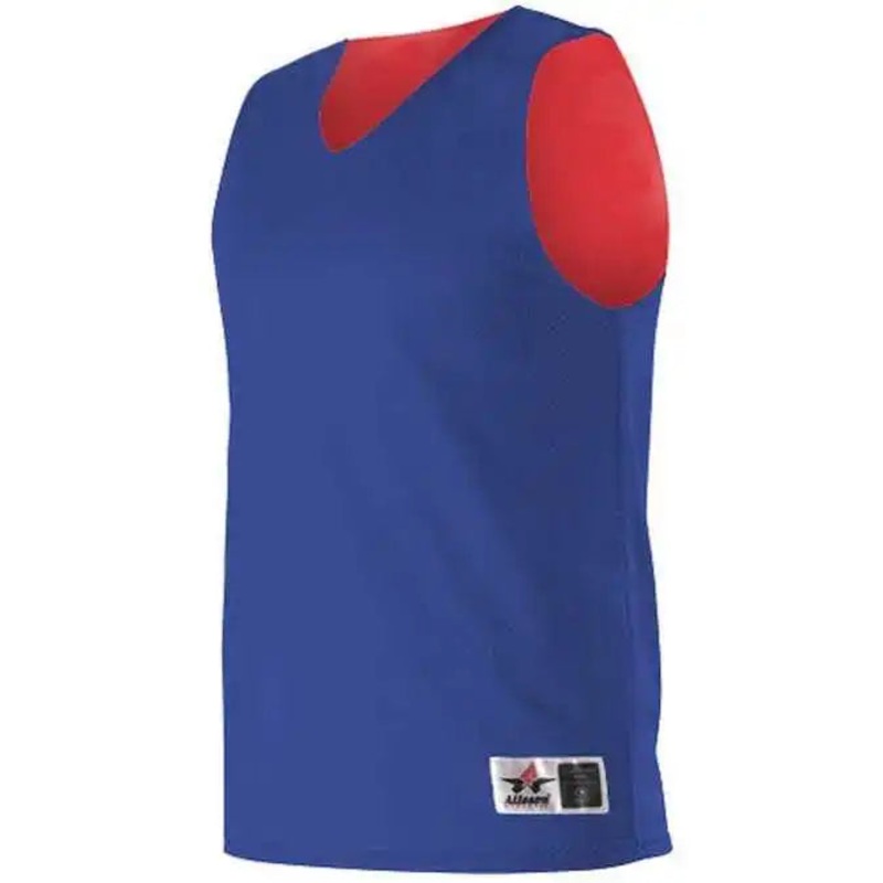 Alleson Athletic 560R Adult Reversible Mesh Tank – Royal Scarlet