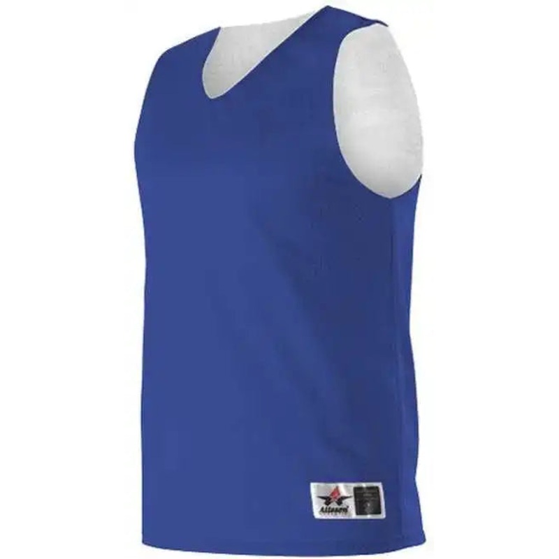 Alleson Athletic 560R Adult Reversible Mesh Tank – Royal White