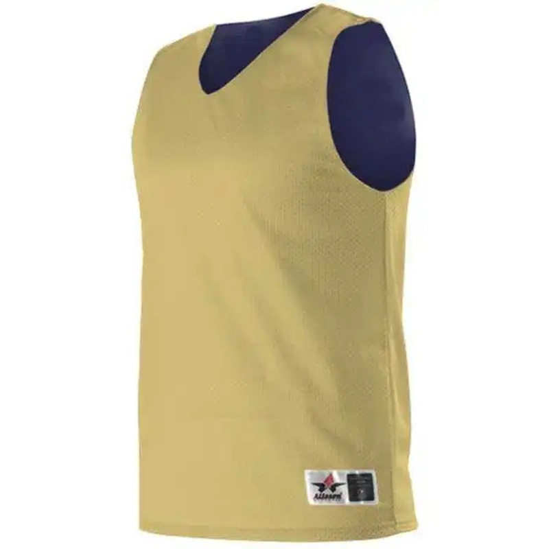 Alleson Athletic 560R Adult Reversible Mesh Tank – Vegas Gold Navy