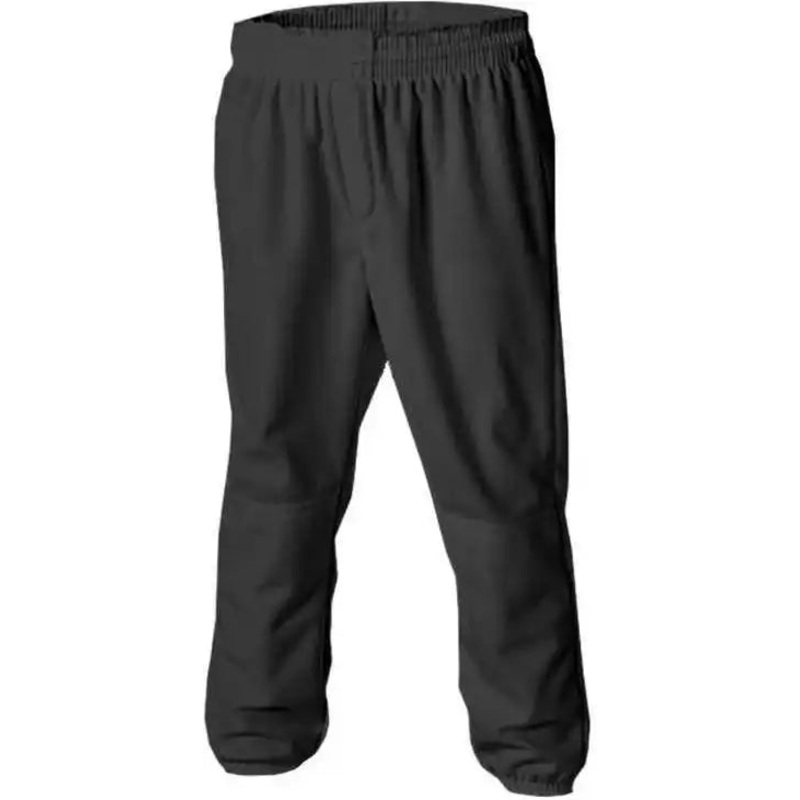 Alleson Athletic 604PDK2 Adult Pull Up Baseball Pant – Black