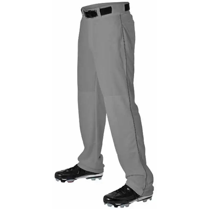 Alleson Athletic 605WLB Adult Baseball Pant with Braid – Charcoal Black