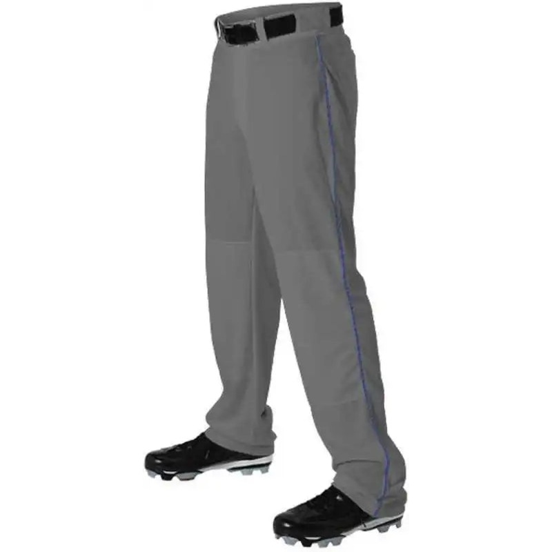 Alleson Athletic 605WLB Adult Baseball Pant with Braid – Charcoal Royal