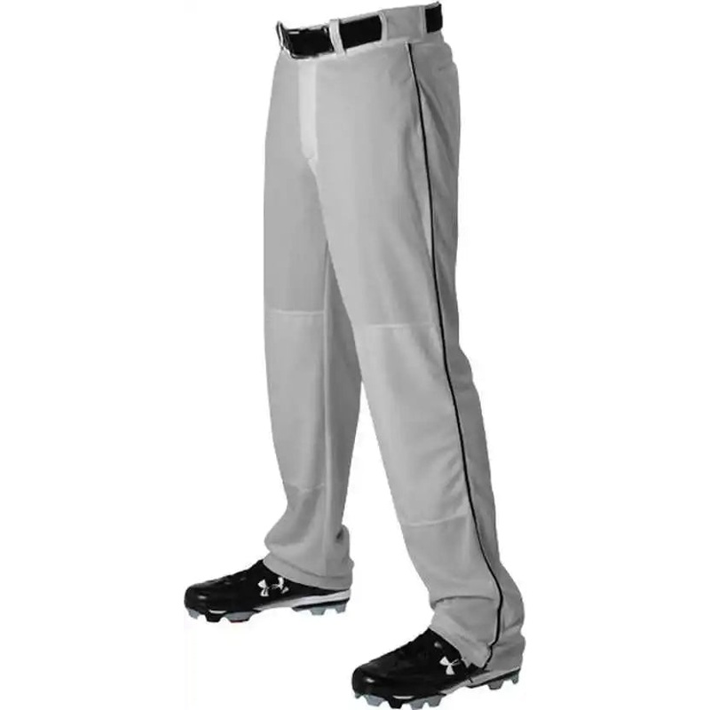 Alleson Athletic 605WLB Adult Baseball Pant with Braid – Gray Black