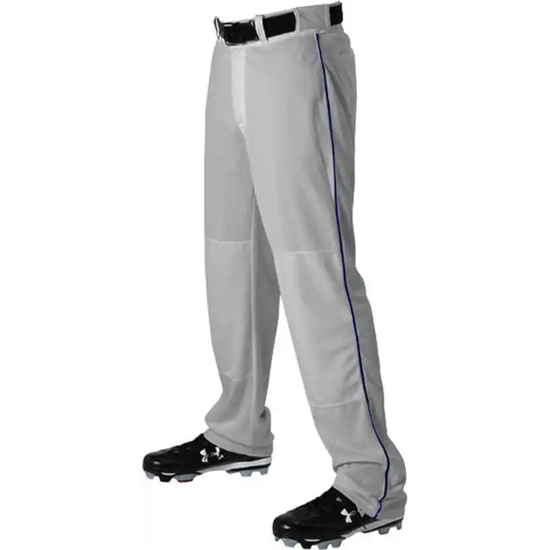Alleson Athletic 605WLB Adult Baseball Pant with Braid – Gray Navy