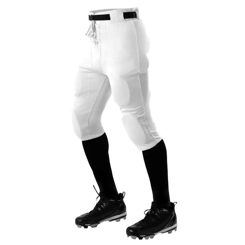 Alleson Athletic 610SLY Youth Practice Football Pant (Pads Not Included) – White