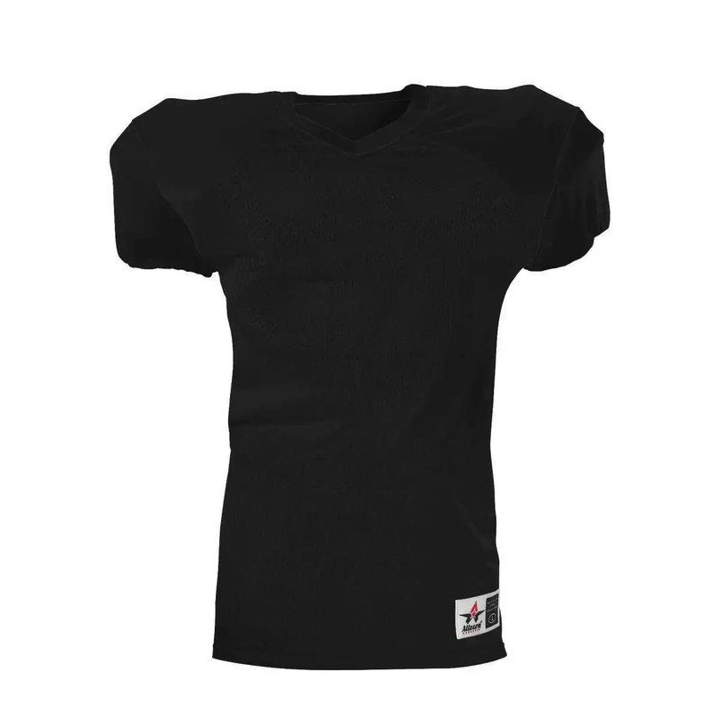 Alleson Athletic 751Y Youth Pro Game Football Jersey – Black Black