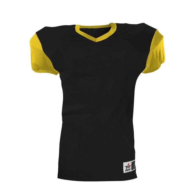 Alleson Athletic 751Y Youth Pro Game Football Jersey – Black Gold
