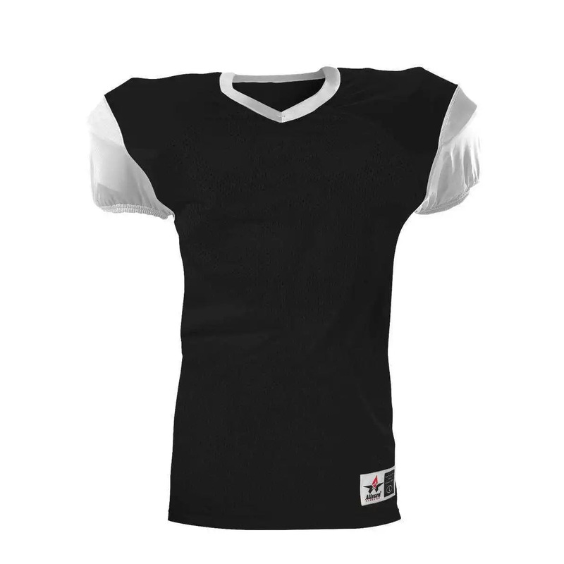 Alleson Athletic 751Y Youth Pro Game Football Jersey – Black White