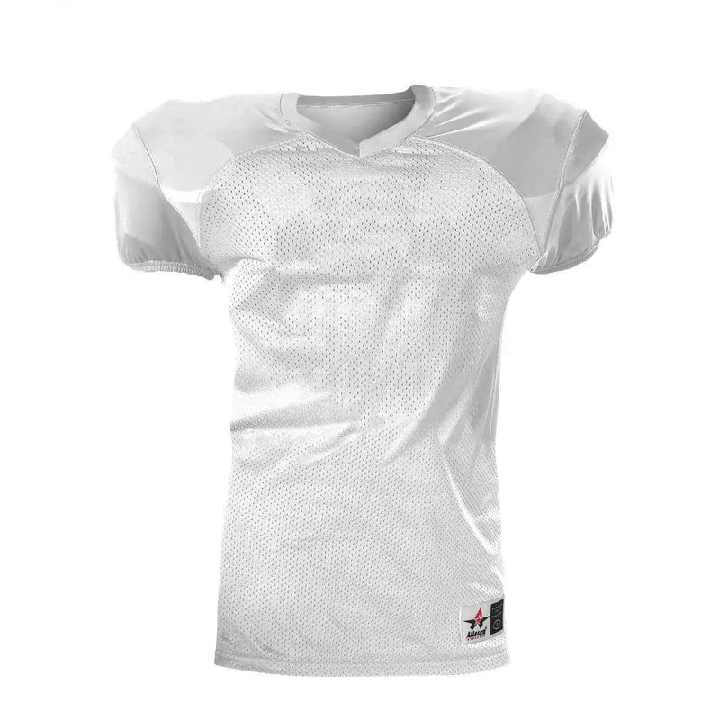 Alleson Athletic 751Y Youth Pro Game Football Jersey – White