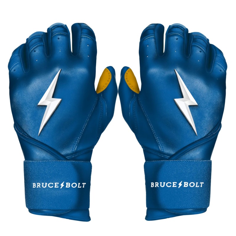 Bruce Bolt Premium Pro Long Cuff Batting – Royal