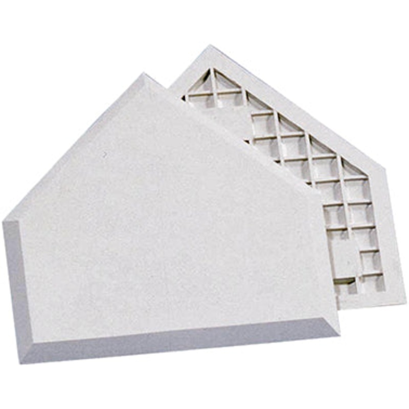 Martin Throw Down Waffle Bottom Home Plate – White
