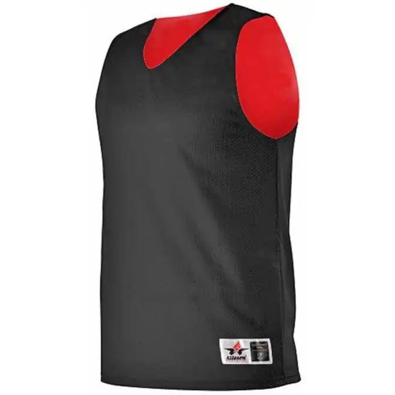 Alleson Athletic 506CR Men’s Reversible Tank – Black Scarlet