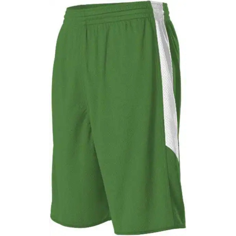 Alleson Athletic 589PSP Adult Single Ply Reversible Short – Kelly White