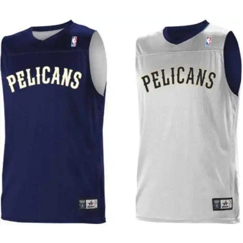 Alleson Athletic A105LA Adult NBA Logo Reversible Game Jersey – New Orleans Pelicans