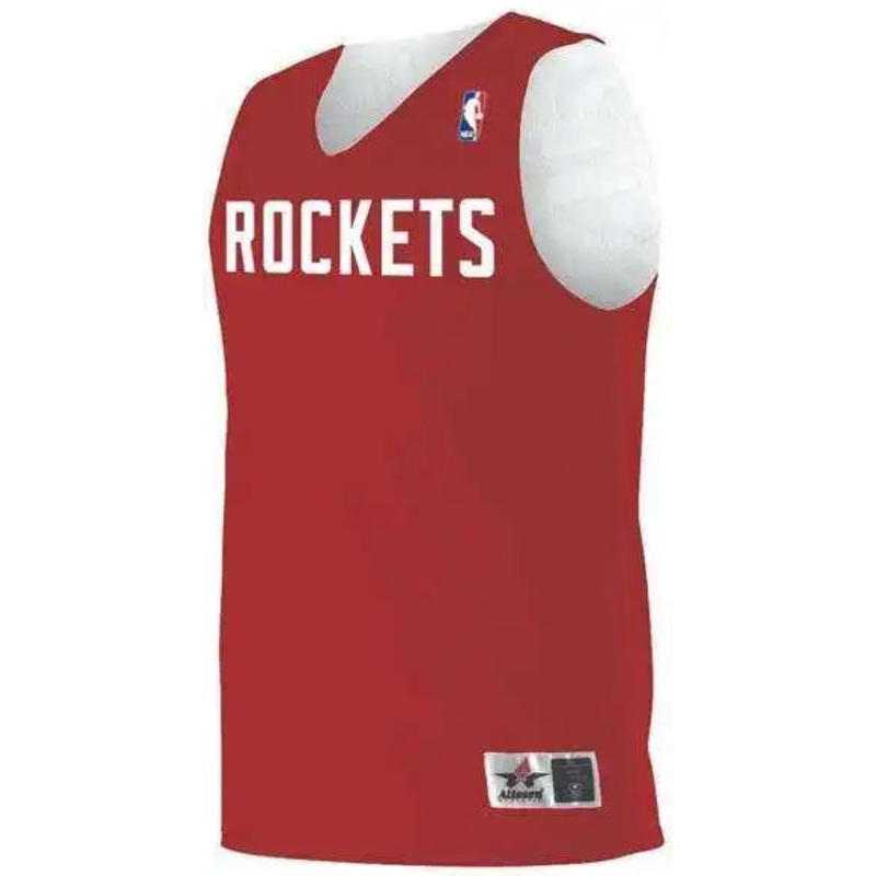 Alleson Athletic A115LA Adult NBA Logo’d Reversible Jersey – Houston Rockets