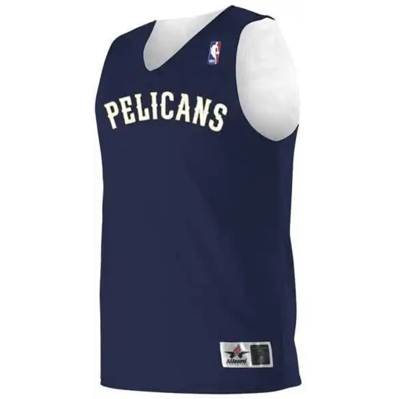 Alleson Athletic A115LA Adult NBA Logo’d Reversible Jersey – New Orleans Pelicans