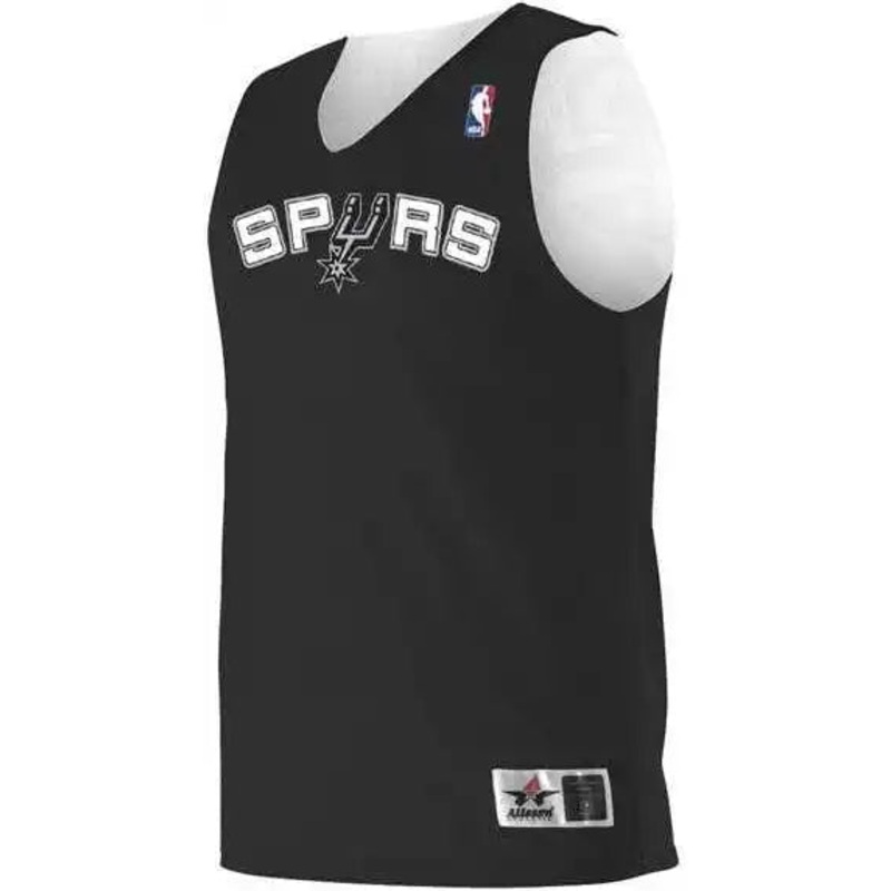 Alleson Athletic A115LA Adult NBA Logo’d Reversible Jersey – San Antonio Spurs