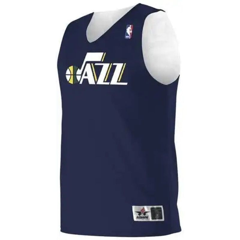 Alleson Athletic A115LA Adult NBA Logo’d Reversible Jersey – Utah Jazz
