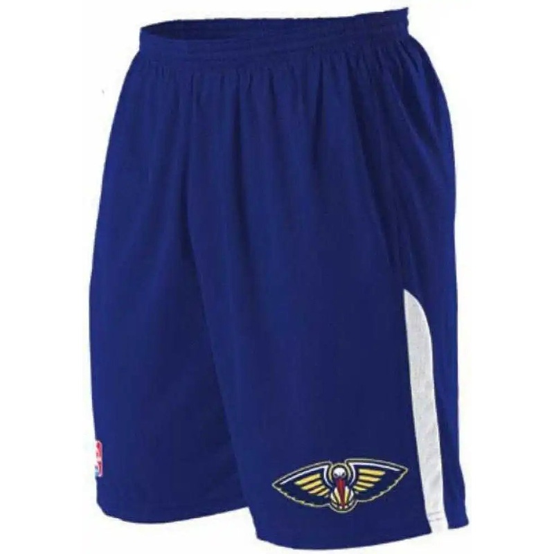 Alleson Athletic A205LA Adult NBA Logo Game Short – New Orleans Pelicans